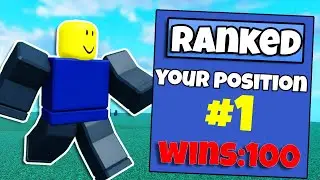 i got on the RANKED LEADERBOARD in Roblox Blade Ball...