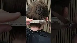 Haircut with Scissors ASMR #asmr #barberskills #barber