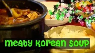 Delicious Korean Meat Soup