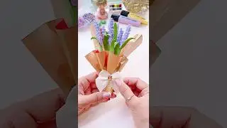 Easy Beautiful Lavender Paper flowers 