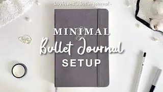 📓 minimal bullet journal setup for 2025 (+GIVEAWAY!) // easy & beginner friendly