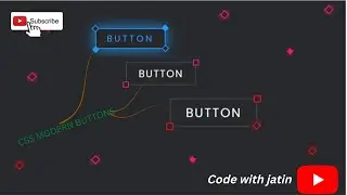 Awesome CSS button hover effect | Modern CSS Glowing Button Hover Effects 🥵🥵🔥🔥 | Code With Jatin