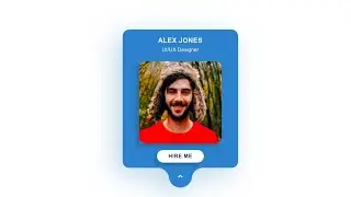 Animated Drop-down Profile Card | HTML,CSS & JavaScript