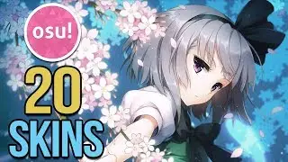 osu! My Top 20 Gameplay Skins Compilation!