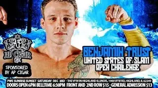 PWE - Sunrise Sunset - Ben Trust vs. Dallas Taylor - December 3rd, 2022 (Full Match)