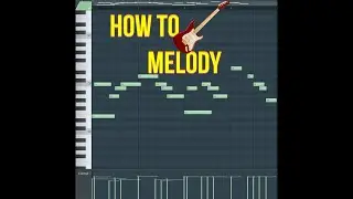 How to make a good guitar melody under a minute #shorts #producer #flstudio