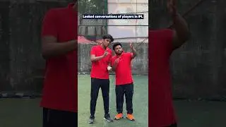 Leaked IPL conversations | Manish Kharage 