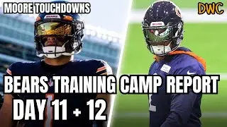 Fields and Moore Keep Connecting: Bears Training Camp Report Day 11 + 12