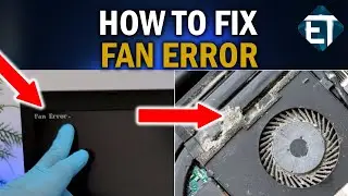 How to Clean a Laptop Cooling Fan/Fix Fan Errors/Help Your Laptop Run Cooler