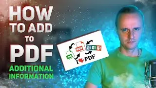 How to add to pdf additional information?