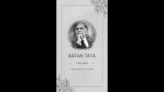 Ratan Tata's Legacy: A Visionary Leader Who Transformed India | 1937-2024