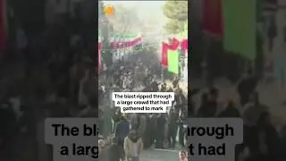 Deadly blasts at Iranian memorial event raising tensions in the Middle East #shorts