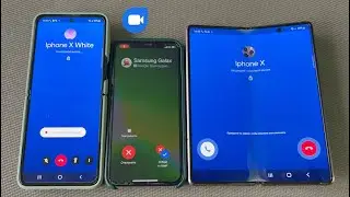 Google Duo & Bip Messenger 3 phone Samsung Galaxy Z Fold3 / Z Flip3 & iPhone X