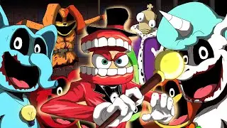 Anime Adaptation: Digital Circus (Ep.1-3) IDOL Toons x Dan Animation | FNF x Learning with Pibby
