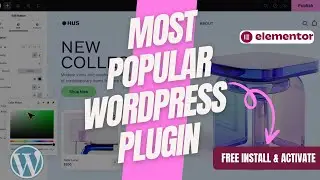 Most Popular Wordpress Plugin - Elementor Page Builder install & activate - Wordpress 2024 Tutorial