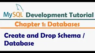 How to Create and Drop Schema / Database in MySQL or MariaDB - MySQL Developer Tutorial