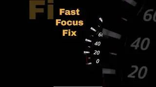 Fix Your Lack of Focus Fast