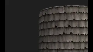 Substance Designer - Old Wooden Siding - Timelapse
