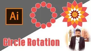 Blend Tool and Rotate Tool in Adobe illustrator || Circular Rotation in Illustrator CC 2022