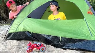 Марк Кинг Челлендж 24 часа в Палатке | Mark King 24 Hours Overnight In A Tent Challenge