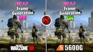 ✅ Ryzen 5 5600G ✅ COD Warzone 3  ✅ FSR 3 + Frame Generation 🔴 Sin TARJETA GRÁFICA 🔴