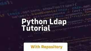 python ldap tutorial