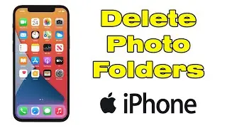 How to delete photo folders on iPhone