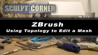 ZBrush Using Topology to Edit a Mesh