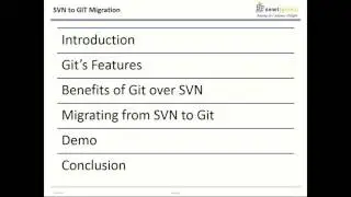 Webinar : SVN to GIT Migration