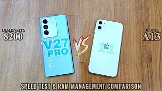 Vivo V27 Pro vs iPhone 11 Speed Test Comparison🔥A13 Bionic vs DM8200🤯