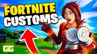 🔴 FORTNITE LIVE CUSTOMS 5000 VBucks with Good Gamers