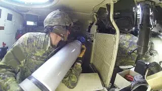 Inside the Leopard 2A4 - Gunnery Exercise