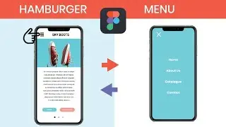 Creating a Hamburger menu using figma