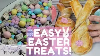 QUICK AND EASY EASTER TREATS | Easter Bunny Chow | Cinnamon Sugar Easter Bunnies