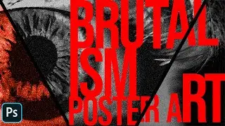 Photoshop: How to Design a “BRUTALIST” Poster