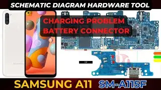 Samsung A15 SM-A155f charging not working | battery connector ways jumper | Schematic Diagram | DMR