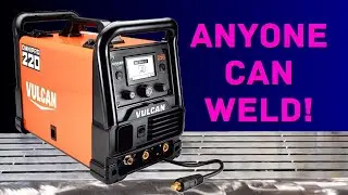 Harbor Freight Welder Vulcan Omnipro 220// FLUX MIG STICK TIG