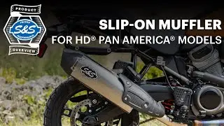 S&S Cycle - Product Overview - Slip-on Muffler for HD® Pan America® models