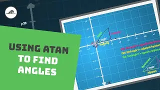 Scratch Point in Direction of Coordinate Using atan