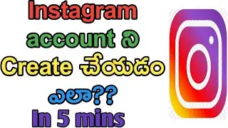 How to create Instagram new account in Telugu.how to create instagram in telugu/tech by Mahesh.