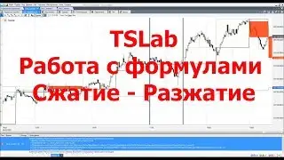 TSLab.  Работа с формулами.  Сжатие - Разжатие