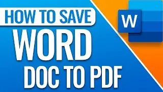 How to Save Word Doc as PDF