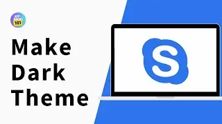 How to make dark theme for Skype