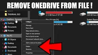 How to Disable Microsoft OneDrive From Your PC | Remove OneDrive From File Explorer Windows 10/11