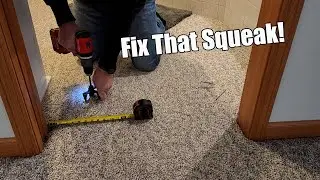 How To Repair a Squeaky Floor In Minutes With The Squeek No More Kit 3233