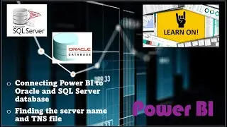 Power BI - Connecting to Oracle, SQL server