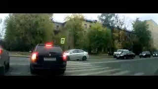 аварии и ДТП на видеорегистратор октябрь 2014