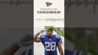 Players Sliding in ADP #shorts #nfl #bestball