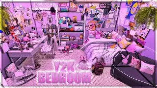 💗 Y2K BADDIE BEDROOM + CC FOLDER & DOWNLOAD | Sims 4 Speed Build