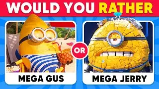 Would You Rather...? DESPICABLE ME 4 EDITION 🎬🍿🤔 Minion Movie Quiz | Daily Quiz